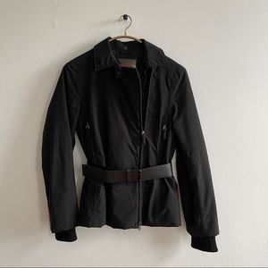 Prada. Black Coat. Size Small